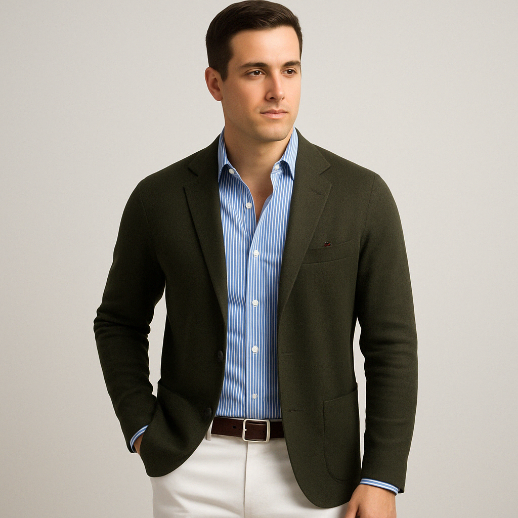 Stijlvolle Herenblazer met Casual Klepzakken - Dan