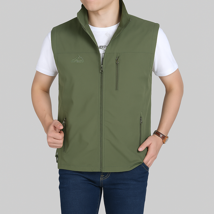 Casual outdoor bodywarmer voor heren