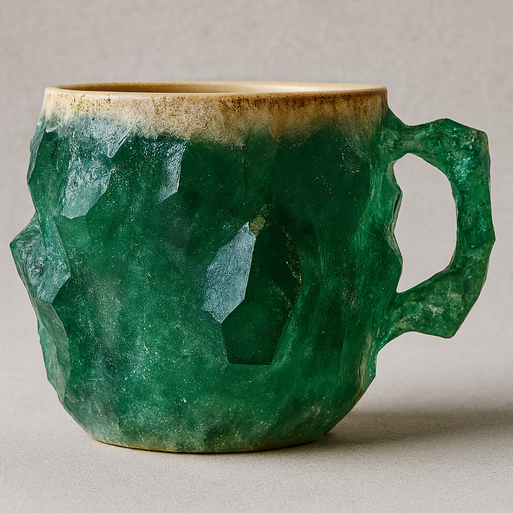 Mineraalkristallen koffiemokken