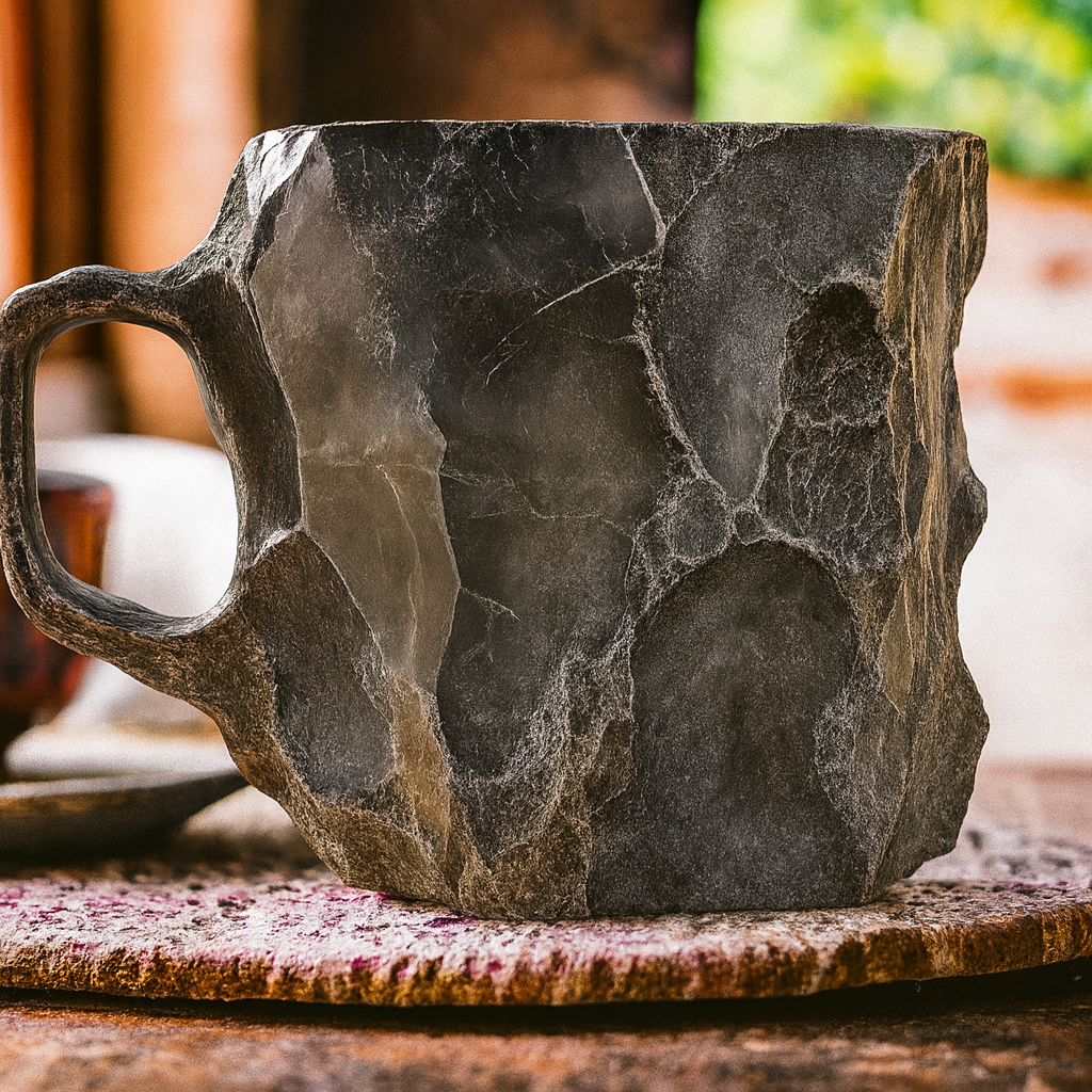 Mineraalkristallen koffiemokken