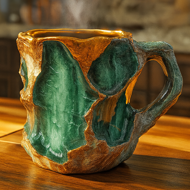 Mineraalkristallen koffiemokken