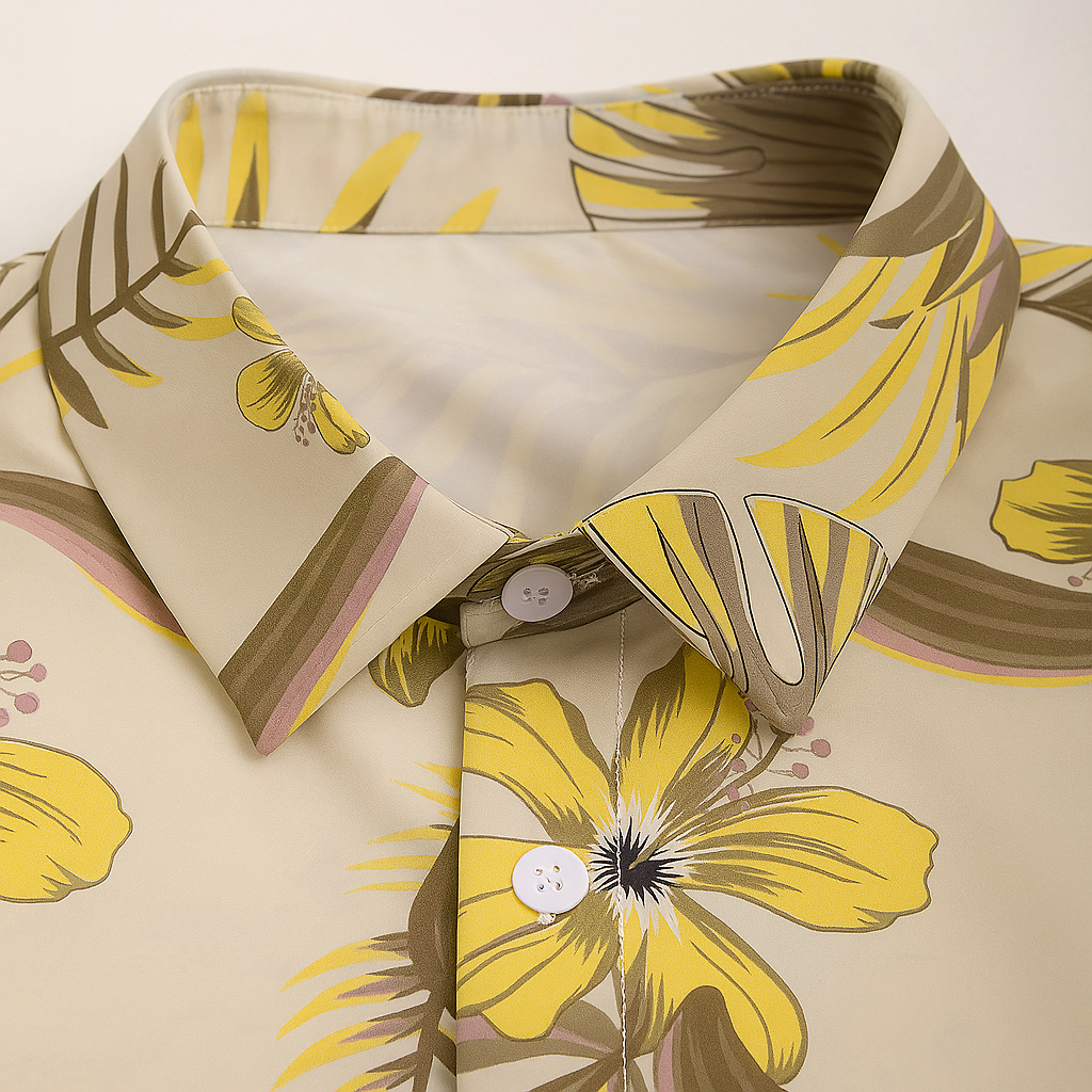 Retro Hawaiiaanse outfitset in strandstijl