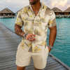 Retro Hawaiiaanse outfitset in strandstijl