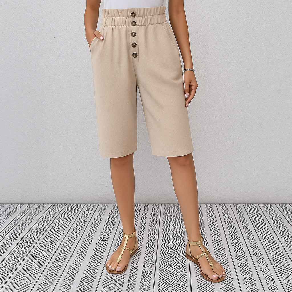 Dames Harembroek met hoge taille en losse pasvorm