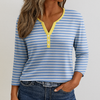 Casual V-hals T-shirt voor dames