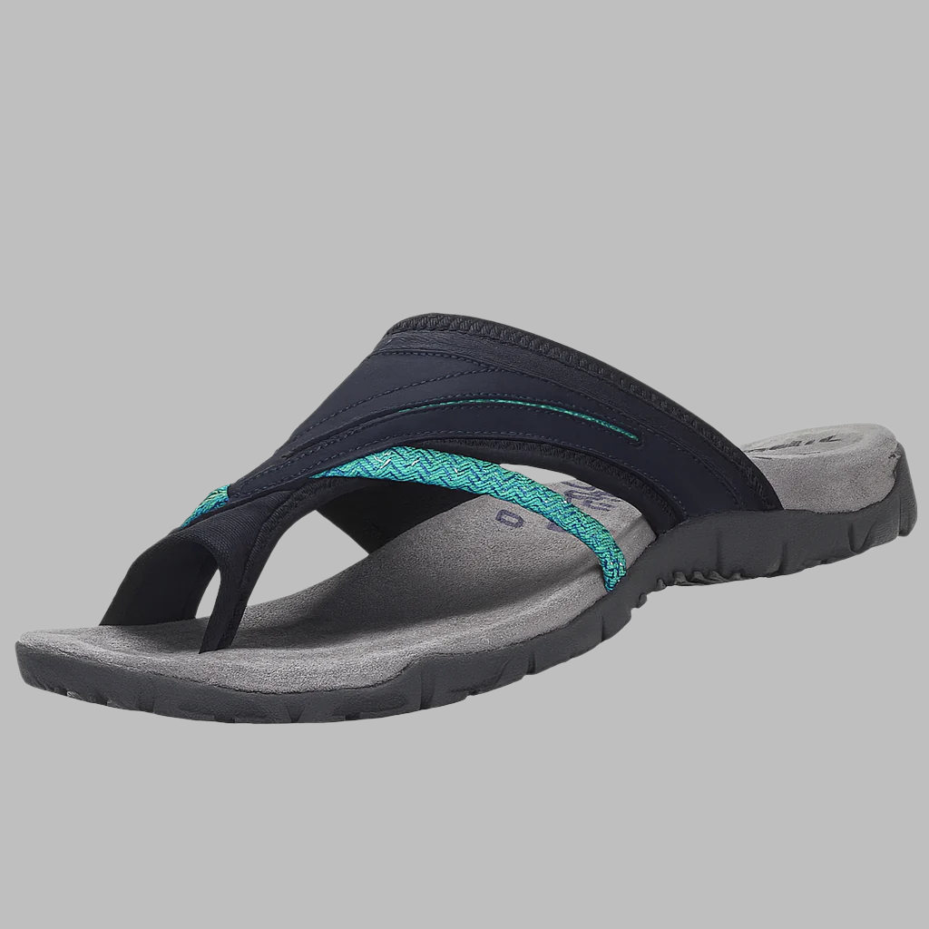 Comfortabele sandalen met gekruiste bandjes