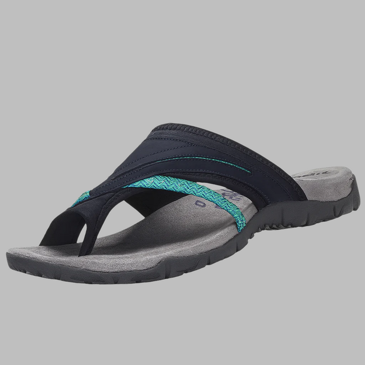 Comfortabele sandalen met gekruiste bandjes