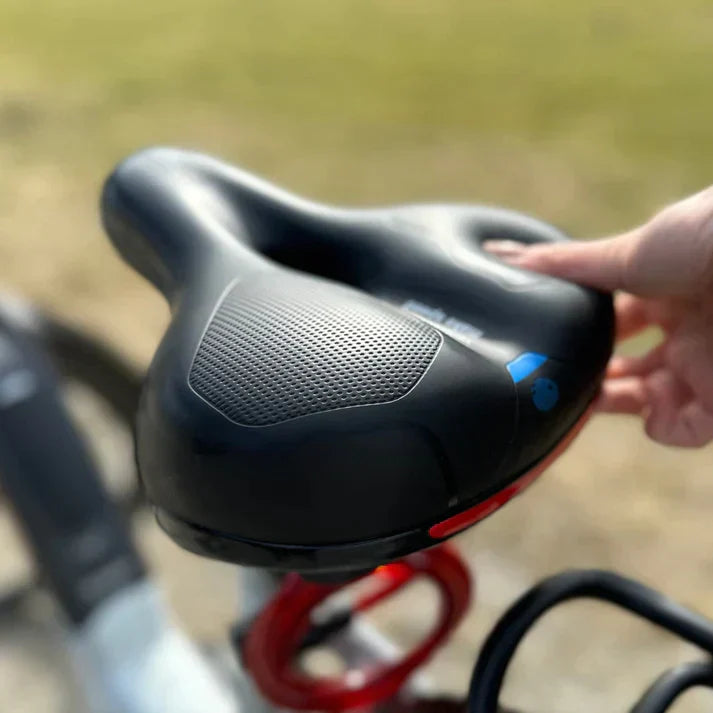 Ademend Fietszadel met Schokdemping voor MTB & Racefietsen