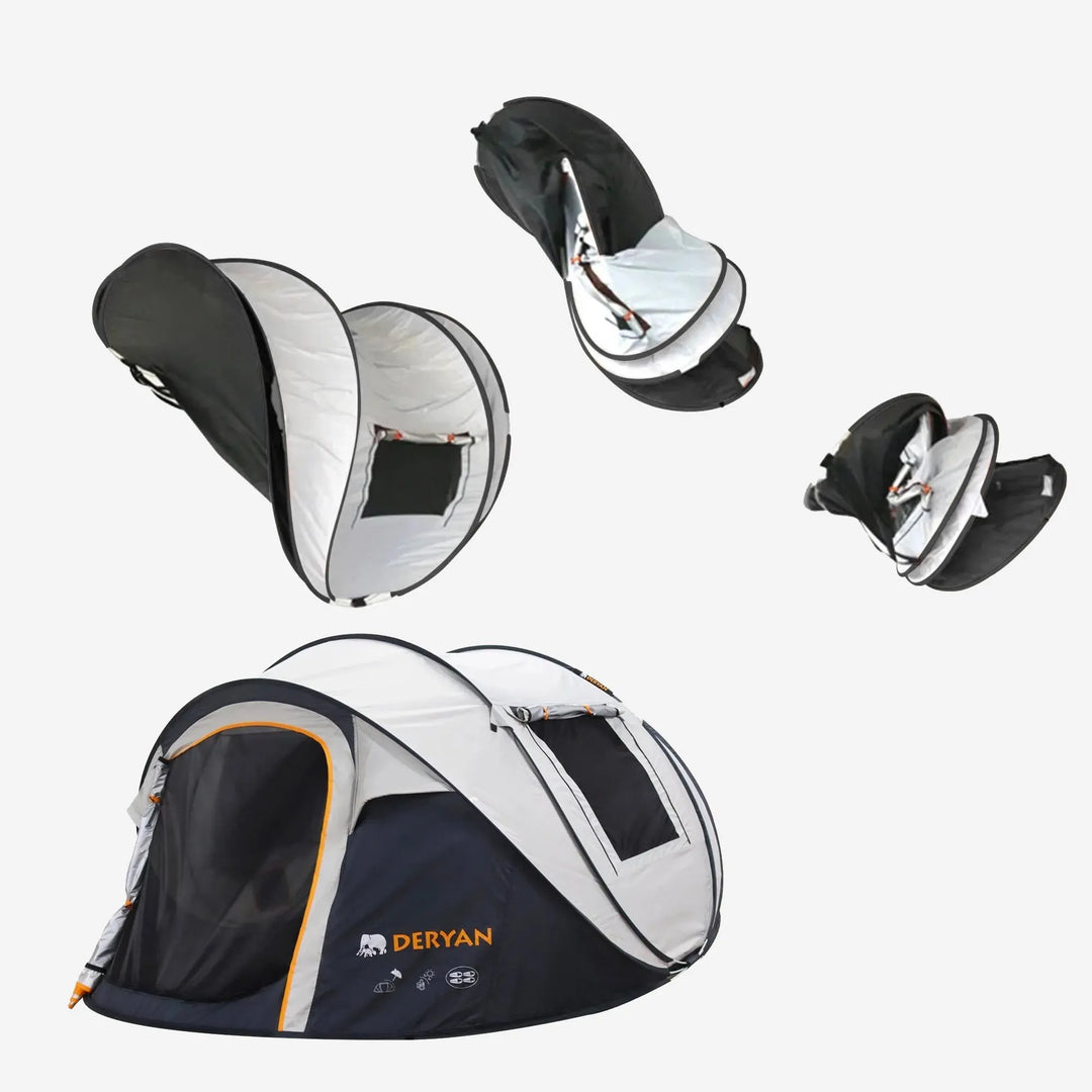 4 persoons Tent - razendsnel opgezet