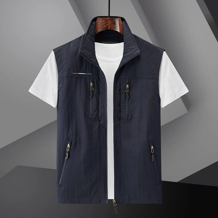 Multi-Pocket Utility Heren Zomerreisvest