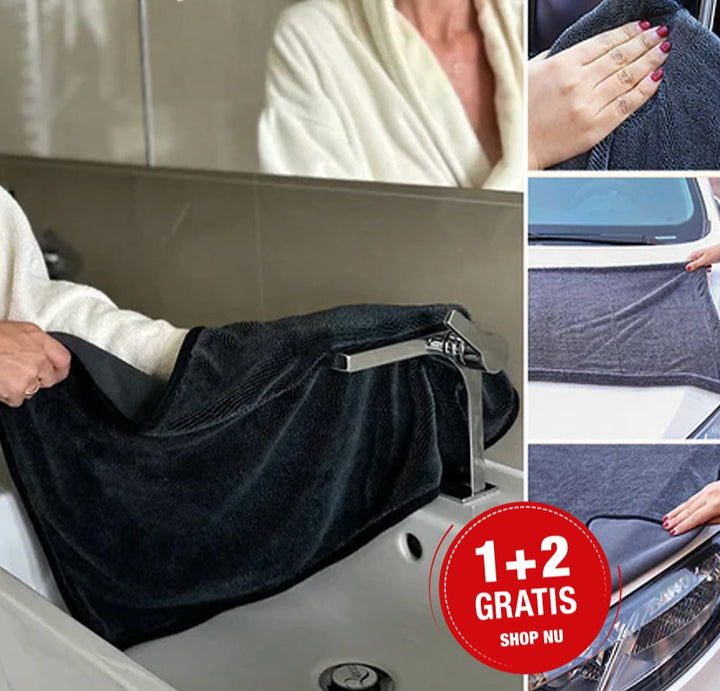 Droogdoek voor auto - badkamer - spiegel