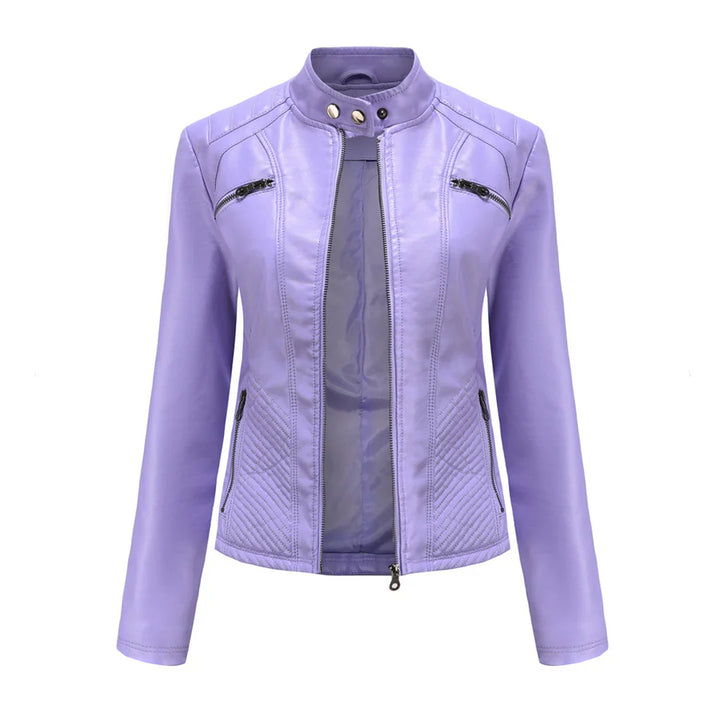 Stijlvolle Leren Dames Jas met Tijdloos Design