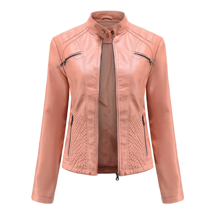 Stijlvolle Leren Dames Jas met Tijdloos Design
