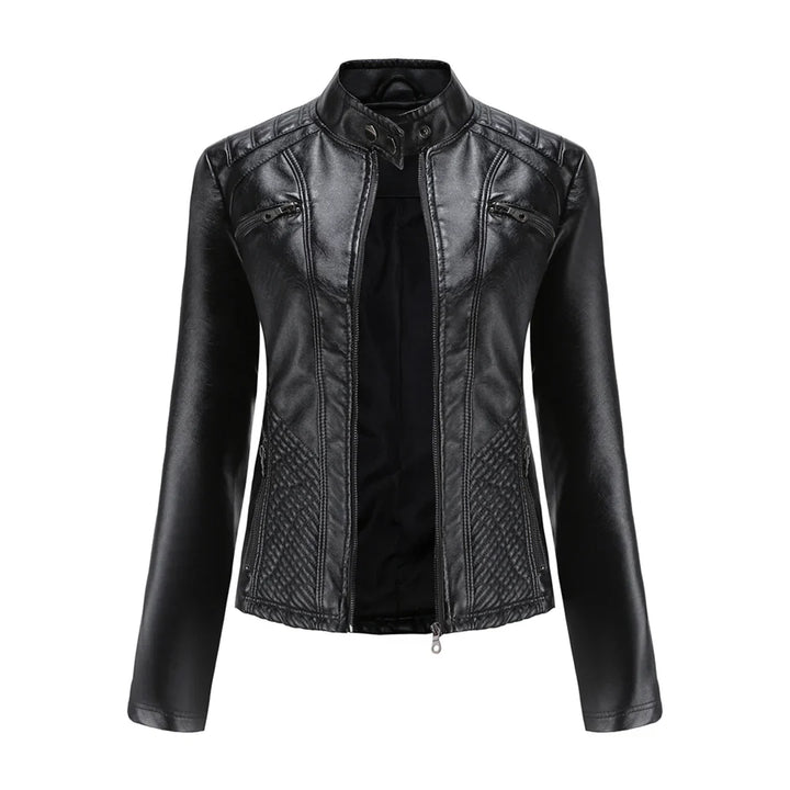 Stijlvolle Leren Dames Jas met Tijdloos Design