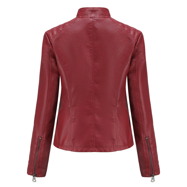 Stijlvolle Leren Dames Jas met Tijdloos Design