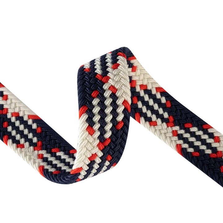 Elastische Lederen Riem met Stijlvolle Gesp