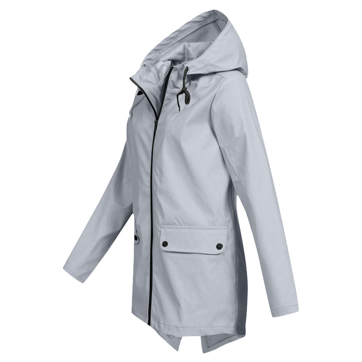 Dasha – Lange Regenjas met Capuchon voor Dames