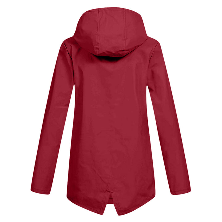 Dasha – Lange Regenjas met Capuchon voor Dames