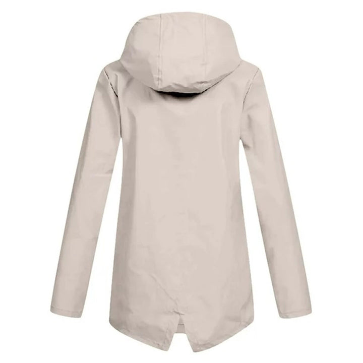 Dasha – Lange Regenjas met Capuchon voor Dames
