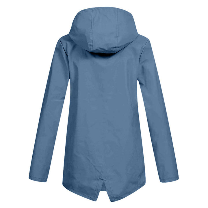Dasha – Lange Regenjas met Capuchon voor Dames