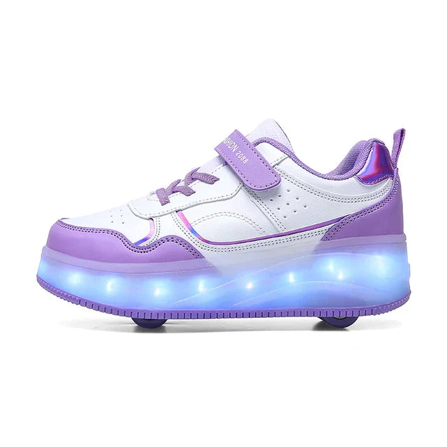 Rolsneakers met lampjes - stevig en comfortabel