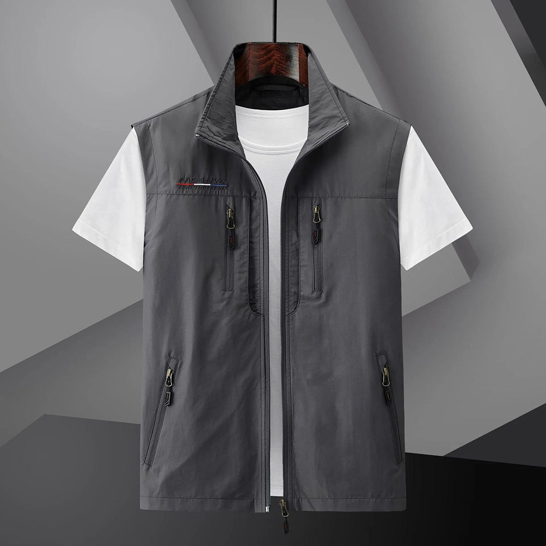 Multi-Pocket Utility Heren Zomerreisvest