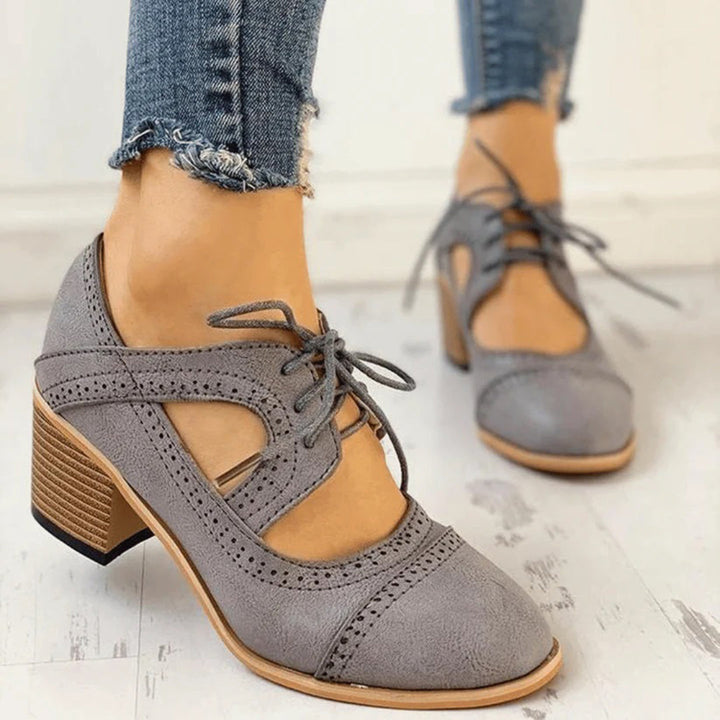 Zomerschoenen met hak voor dames