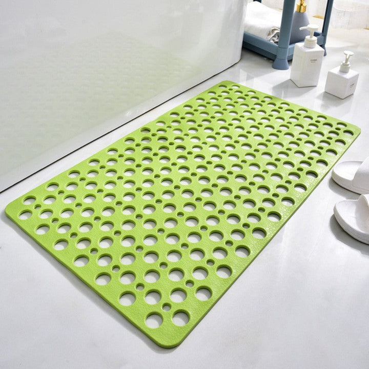 Snel aflopende antislip douchemat met zuignappen voor een veilige grip
