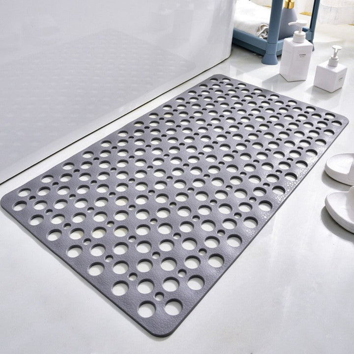 Snel aflopende antislip douchemat met zuignappen voor een veilige grip
