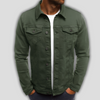 Heren casual effen spijkerjack
