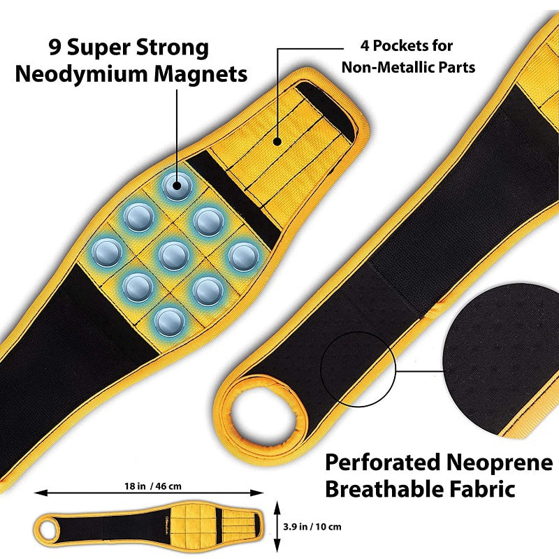 ToolBox - Magnetische Polsband voor bitjes en schroeven