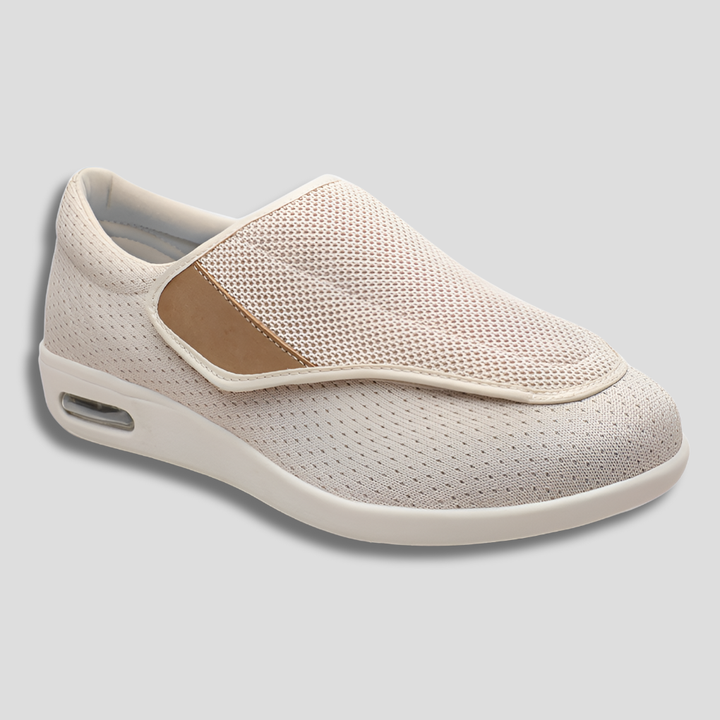 Brede diabetische schoenen voor gezwollen voeten