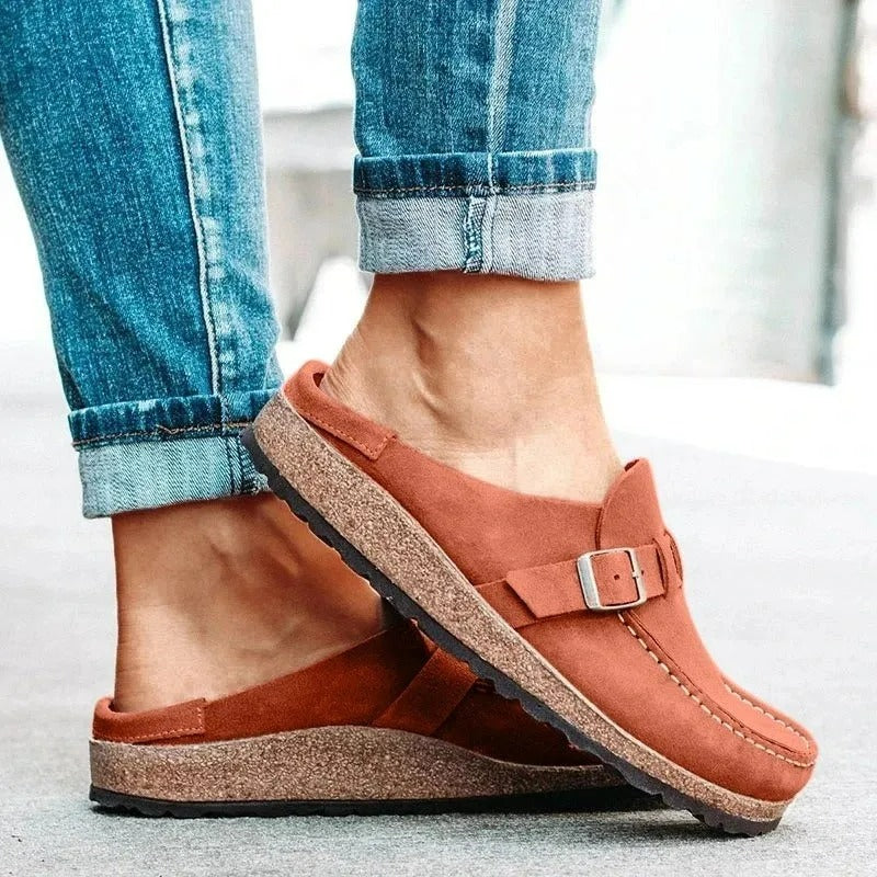Leren sandalen Dames - Barbara