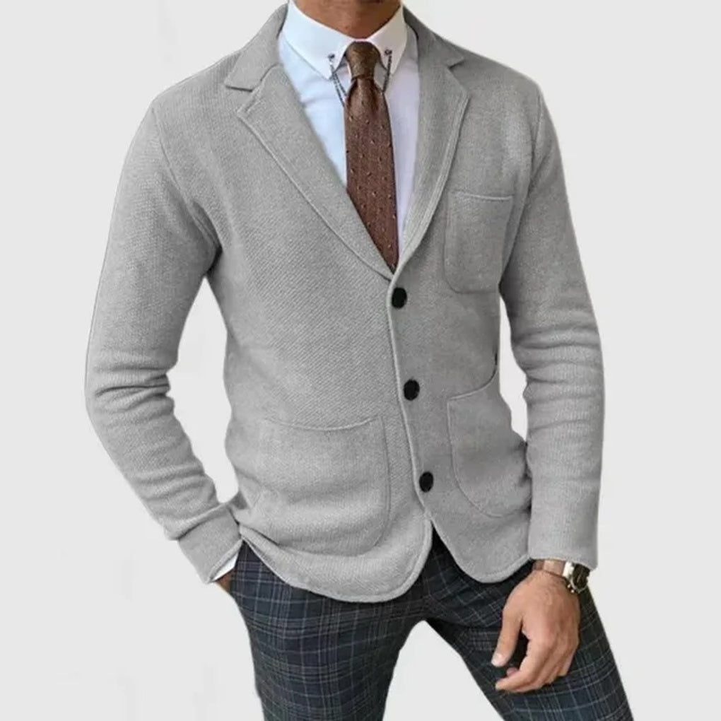 Gebreide blazer voor heren – verfijnde stijl