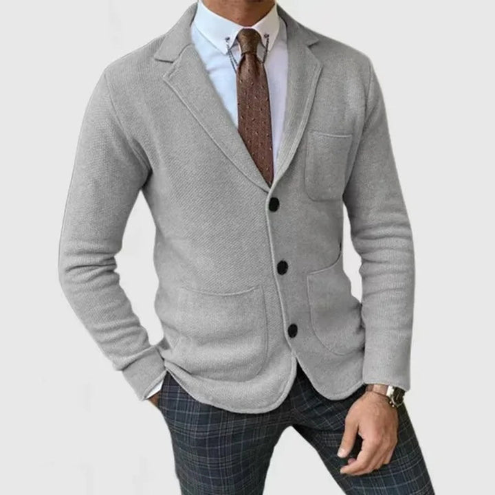 Gebreide blazer voor heren – verfijnde stijl