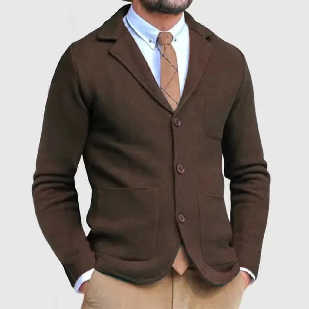 Gebreide blazer voor heren – verfijnde stijl