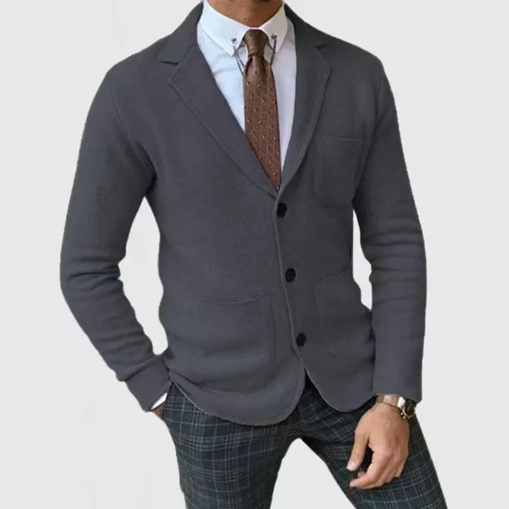 Gebreide blazer voor heren – verfijnde stijl