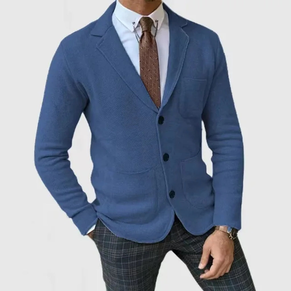 Gebreide blazer voor heren – verfijnde stijl