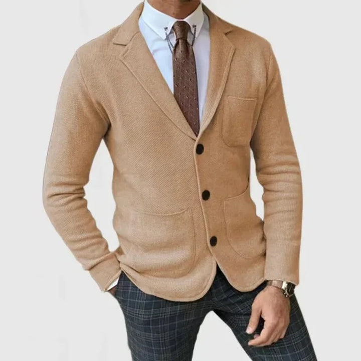 Gebreide blazer voor heren – verfijnde stijl