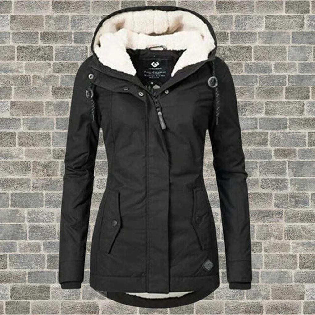 Winterjas met capuchon voor dames