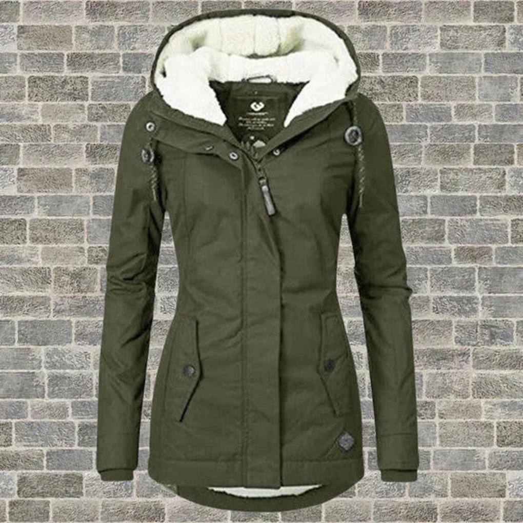Winterjas met capuchon voor dames