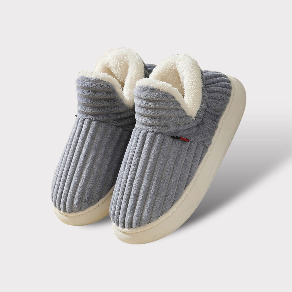 Ultra-warme ergonomische bontpantoffels