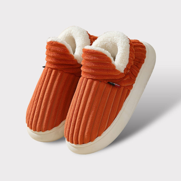 Ultra-warme ergonomische bontpantoffels
