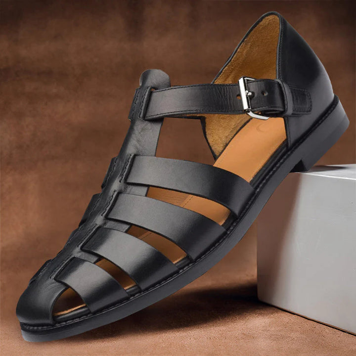 Blaise – Leren Herensandalen Met Comfort En Stijl