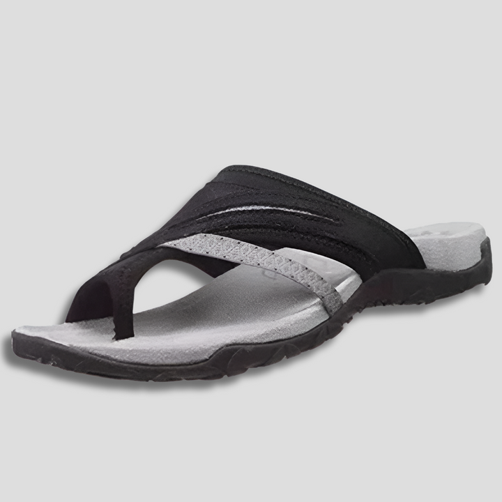 Comfortabele sandalen met gekruiste bandjes