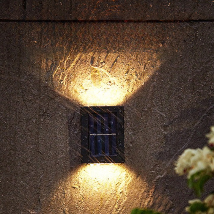 Solar Wandlamp met Up & Down Verlichting voor Buiten