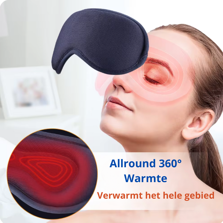 oog massage tegen hoofdpijn infrarood vermoeide ogen verhelpen. migraine verminderen met warmte brace. Hoofdpijn brace migraine infrarood