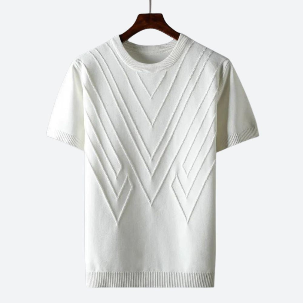 Modern en Stijlvol Luxe T-shirt voor Heren