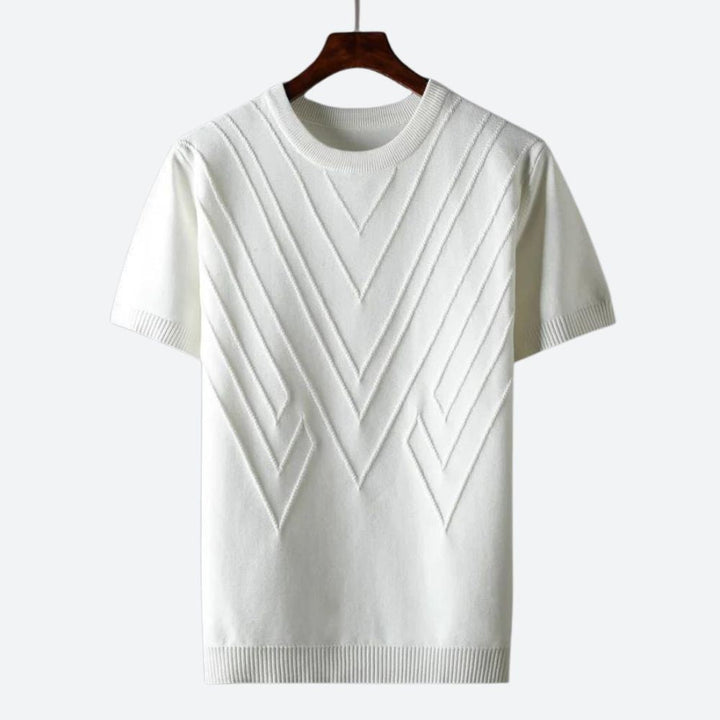 Modern en Stijlvol Luxe T-shirt voor Heren