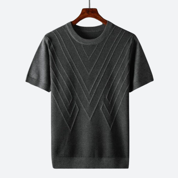 Modern en Stijlvol Luxe T-shirt voor Heren